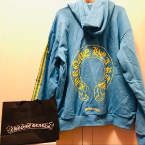 CHROME HEARTS Miami Exclusive Teal Hoodie